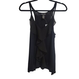 Wet Seal Black Ruffle Dress